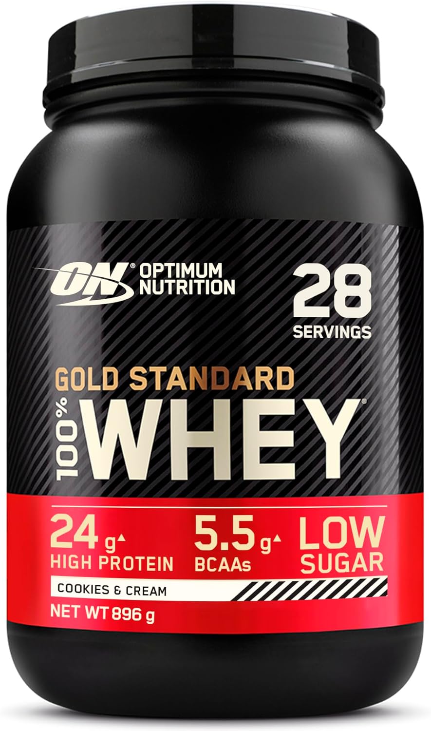 Optimum Nutrition Gold Standard 100% Whey Protein| Cookies & Cream | Post - Workout Recovery 5 lb - END Nutrition