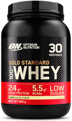 Optimum Nutrition Gold Standard 100% Whey Protein Vanilla Ice Cream | Muscle Building & Recovery