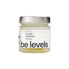 Be Levels D3+K2 – Strong Bones, Immunity & Heart Health – 2000 IU Vitamin D3 + 75µg K2 MenaQ7® | 1000% NRV | 1 Softgel Daily - Gluten-Free