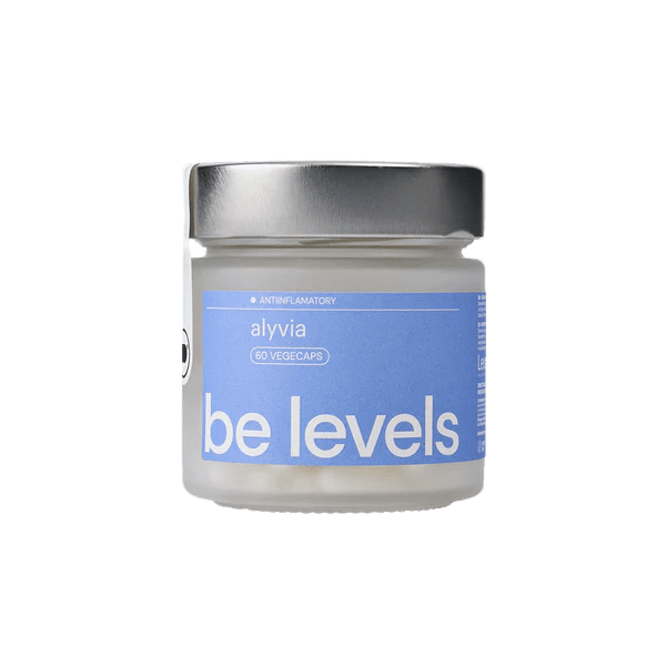 Be Levels Alyvia – Natural Pain & Inflammation Relief – 60 Capsules, Vegan Supplement with PEA, Boswellia & Bamboo Silica – Joint, Muscle & Mobility Support - END Nutrition