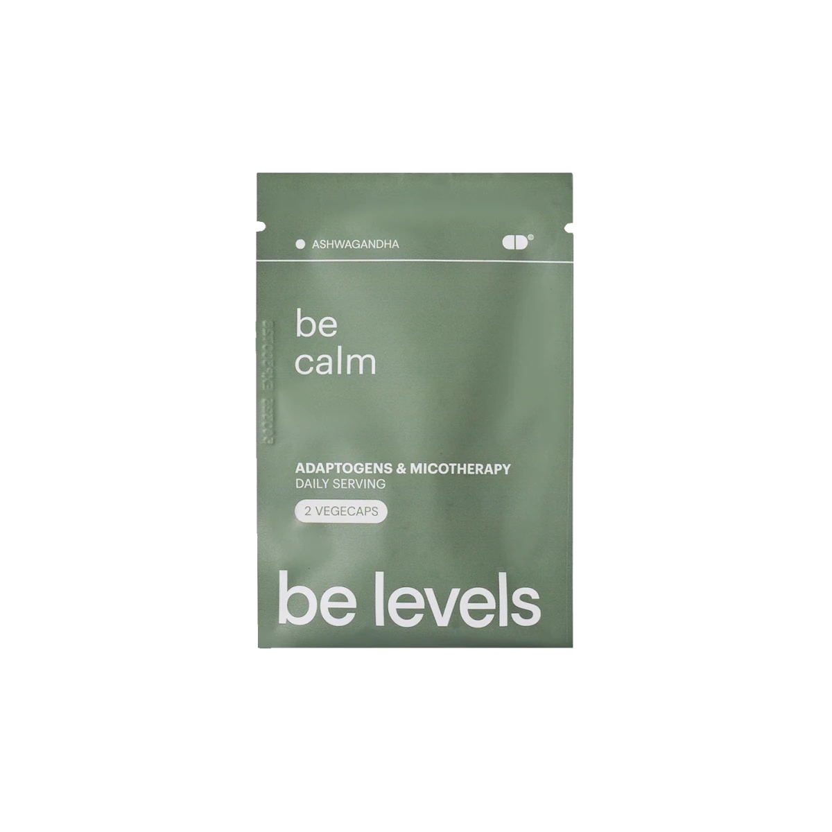 Be Levels Be Calm – Stress Relief & Relaxation – Vegan Adaptogen Formula with Ashwagandha, Rhodiola, L‑Theanine, Magnesium & Vitamin B6 - END Nutrition