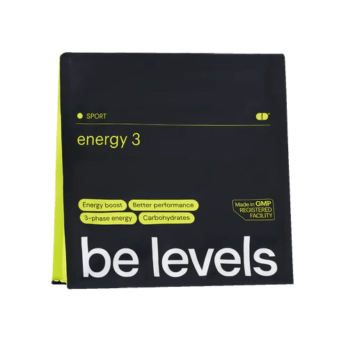 Be Levels Energy 3 – Sports Performance, Endurance & Recovery – Vegan Formula with Carbohydrates, Electrolytes & Amino Acids - END Nutrition