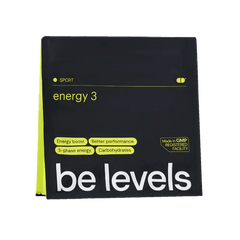 Be Levels Energy 3 – Pre & Intra Workout Energy, Power & Recovery – 37.5g 5-Carb Blend, Essential Amino Acids 3.5 g, 1.5g Creatine, EAAs + Acetyl L-Carnitine