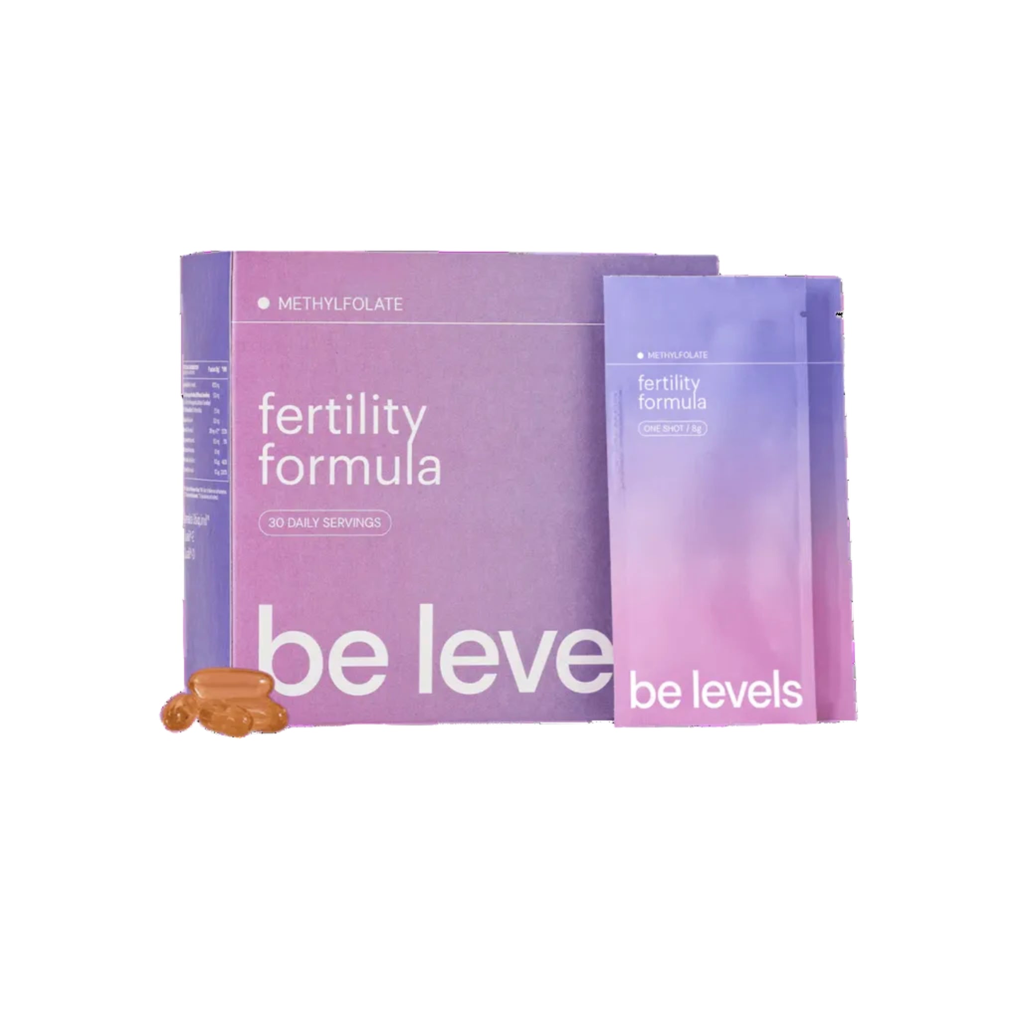 Be Levels Fertility Formula – Omega & Monodosis Pack – 60 + 30 – Reproductive Health, Hormonal Balance & Daily Vitality - END Nutrition