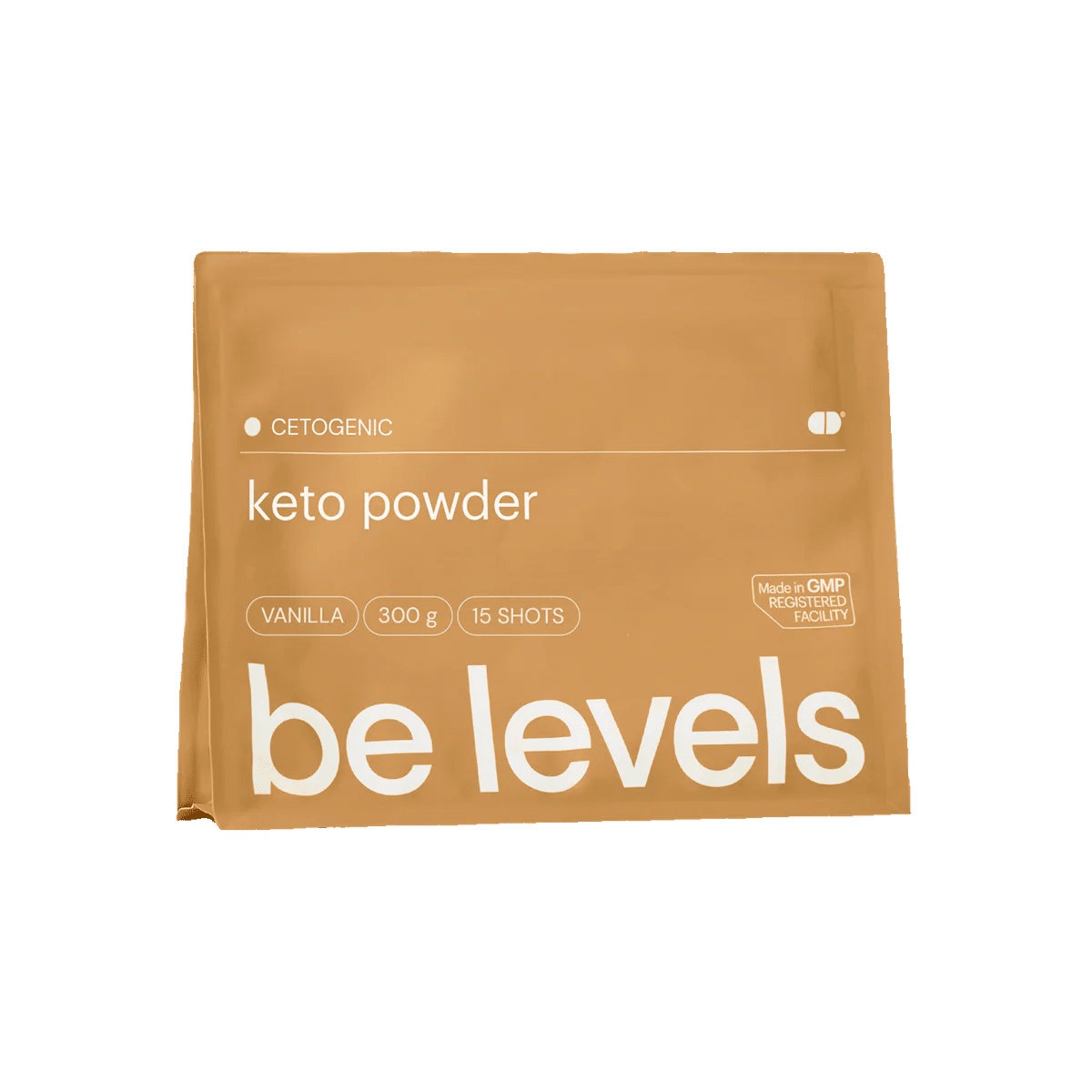 Be Levels Keto Powder – Vanilla – 300 g – Low Carb Energy & Weight Management – Vegan Keto Nutrition - END Nutrition