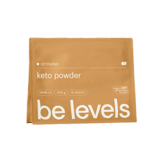 Be Levels Keto Powder – Metabolic Flexibility, Lean Muscle & Immune Support – 8.4g MCT, Zinc 142%, Whey Isolate & NAC - 102 kcal, Only 1.15g Carbs – Vanilla – 300 g