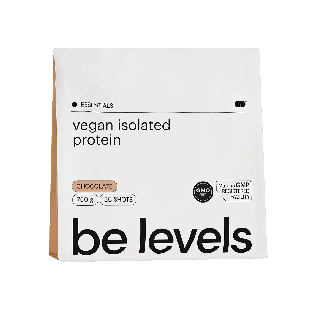 Be Levels Vegan Isolate Protein – 750 g – Muscle Recovery, Strength & Endurance – Plant‑Based Protein Powder - END Nutrition