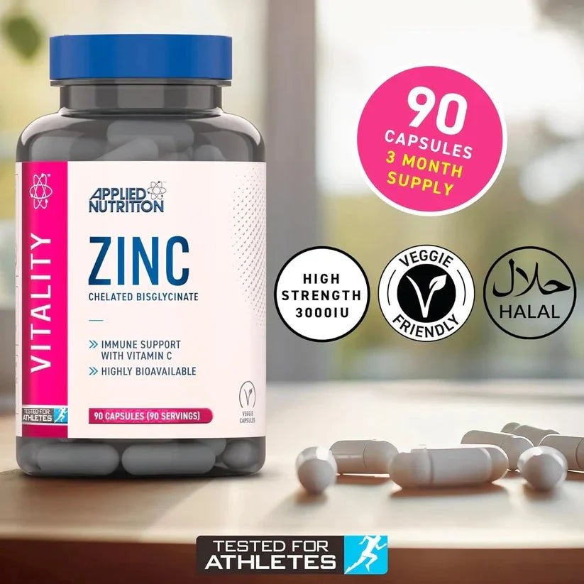 Applied Nutrition Zinc 15 mg | Immune, Skin, Hair & Nail Support - END Nutrition
