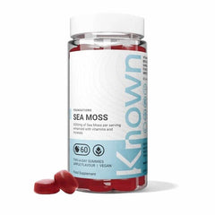 Known Sea Moss Sugar Free Vegan Gummies Supplement | 5000mg Sea Moss -Vitamin C & Iodine-Mineral Rich Superfood