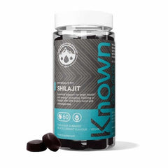 Known Shilajit Gummies 1600mg Blackcurrant Energy & Vitality Support Vegan Supplement