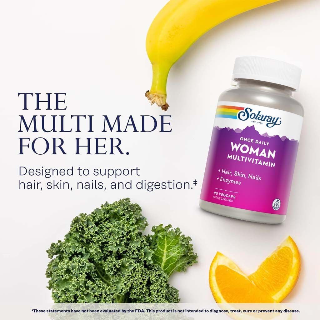 Solaray Once Daily Woman Multivitamin | Energy, Immunity & Hormonal Balance