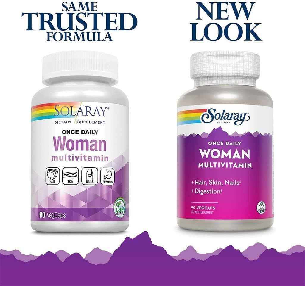 Solaray Once Daily Woman Multivitamin | Energy, Immunity & Hormonal Balance