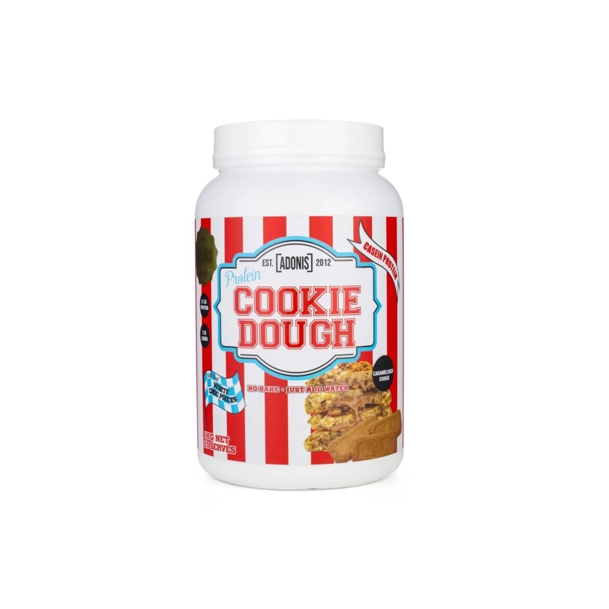 Adonis Caramelised Cookie Dough 1kg | High Protein Biscoff Flavor - endnutrition.com