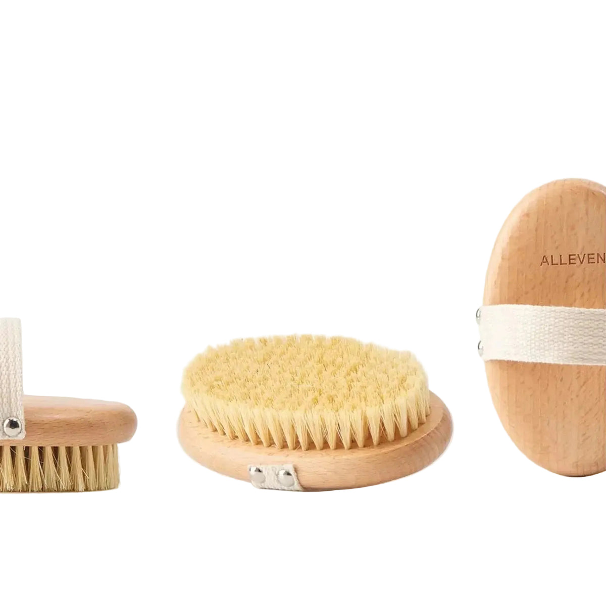 ALLEVEN Detox Revitalizing Body Brush | Dry Exfoliating Buffer - END Nutrition