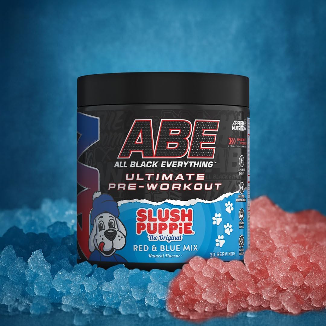 Applied Nutrition ABE Ultimate Pre-Workout | Slush Puppie Mix Flavor | 375g | 200mg Caffeine, 3g Creatine - endnutrition.com