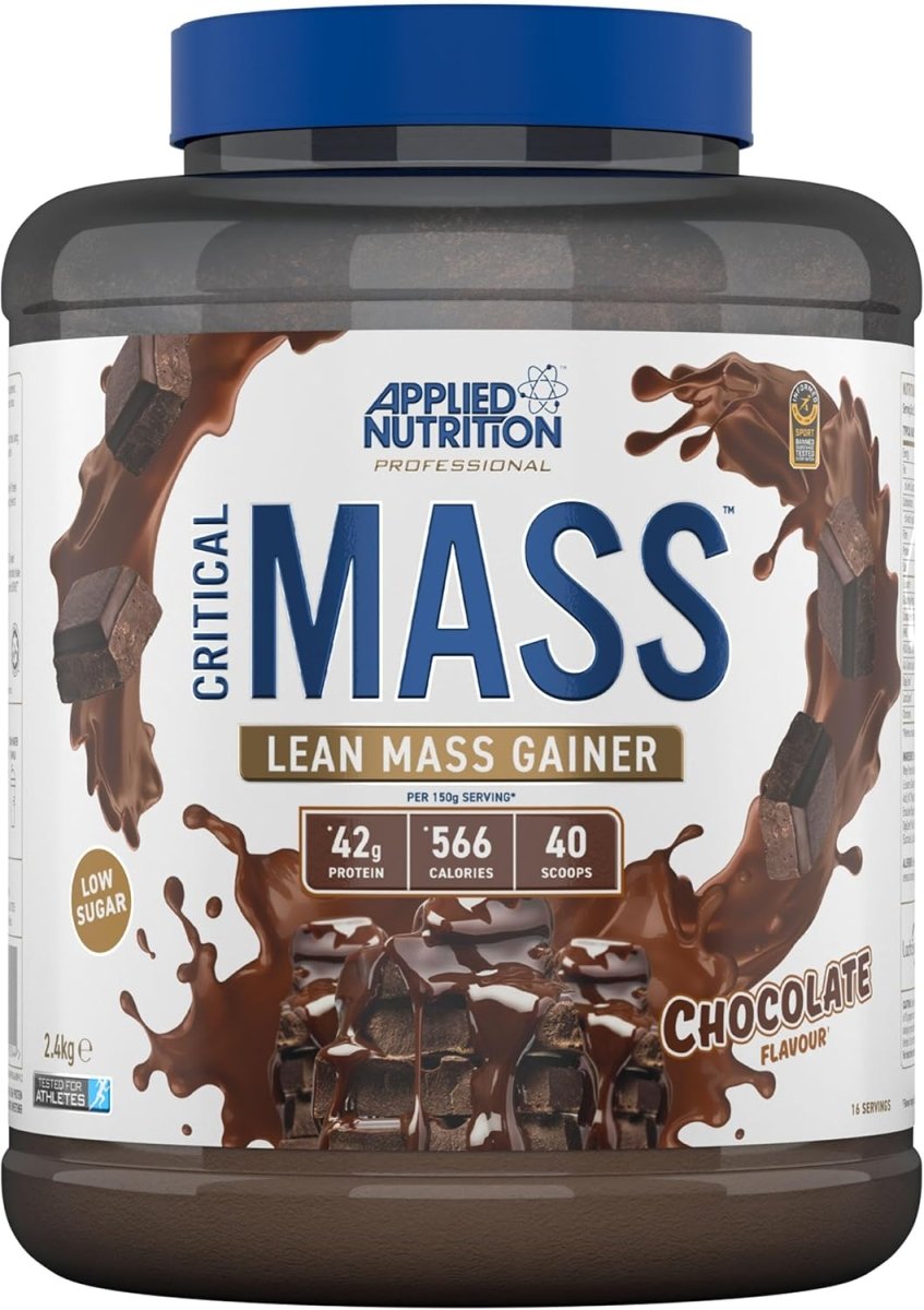 Applied Nutrition Critical Mass Lean Mass Gainz | Chocolate | 2.4kg | 42g Protein, 16 Servings - endnutrition.com