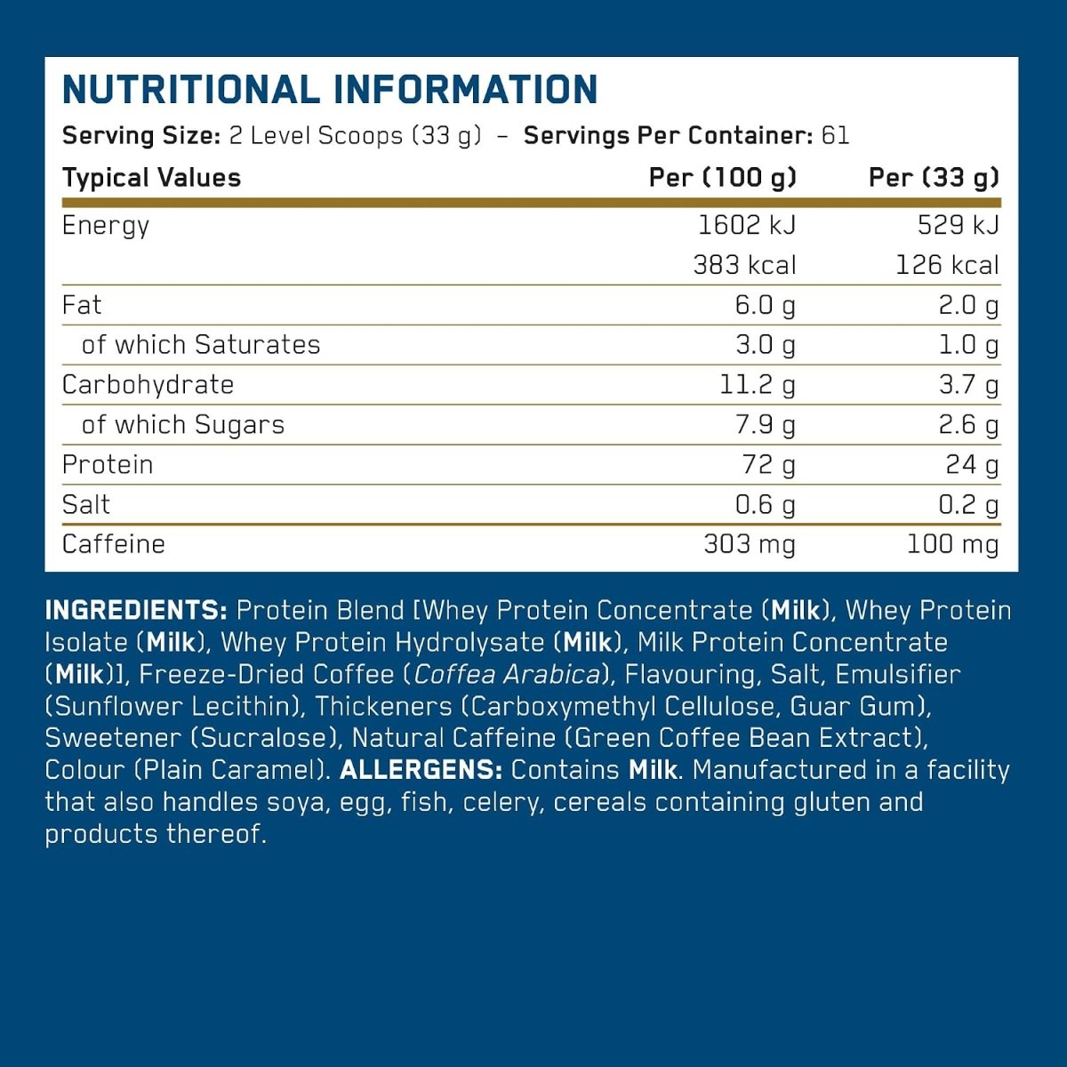 Applied Nutrition Critical Whey Protein | Caramel Latte | 2kg | 24g Protein, 61 Servings - endnutrition.com