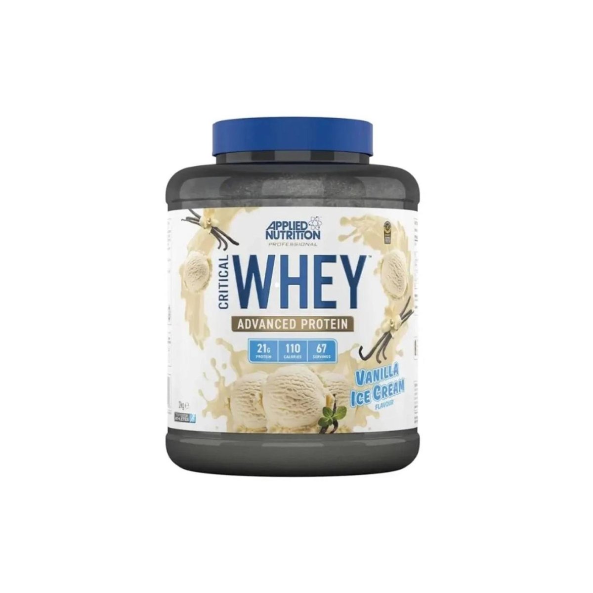 Applied Nutrition Critical Whey Vanilla Ice cream 2 KG – Premium Protein Powder Muscle Recovery Support - endnutrition.com