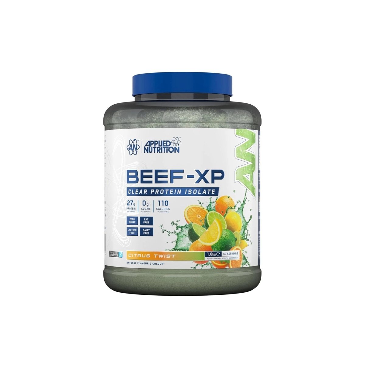 Applied Nutrition Beef-XP Clear ISO Protein | Citrus Twist (1.8kg)| Hydrolyzed Beef Protein Isolate - endnutrition.com