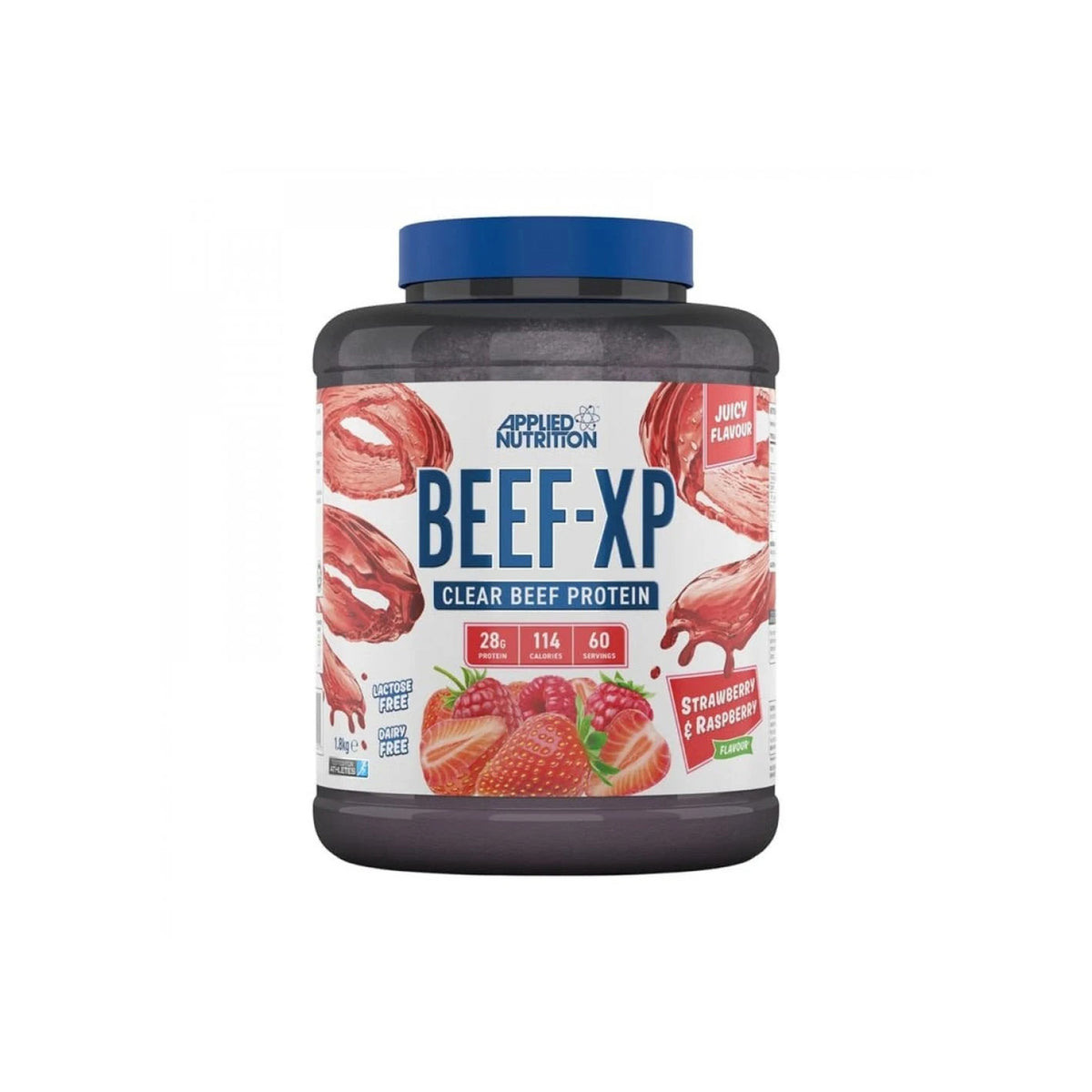 BEEF - XP CLEAR ISO Strawberry & Raspberry 1.8kg | Applied Nutrition | Hydrolyzed Beef Protein Isolate - END Nutrition