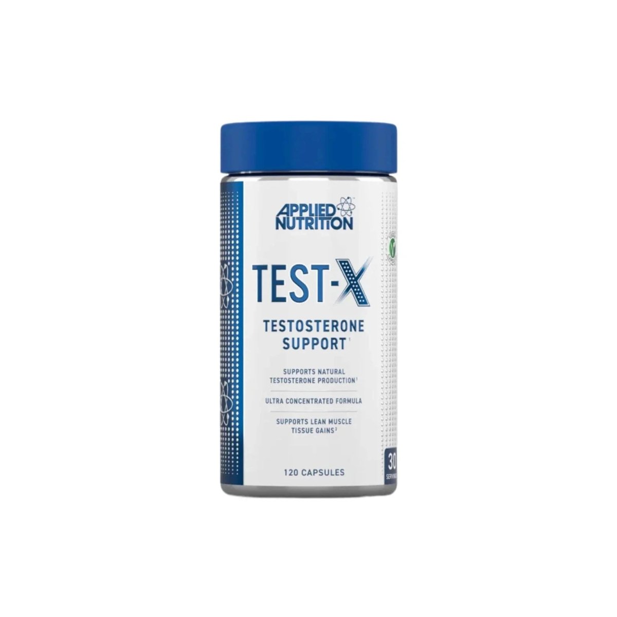 Applied Nutrition Test X, 120 Capsules – Men's Performance & Vitality Support - endnutrition.com