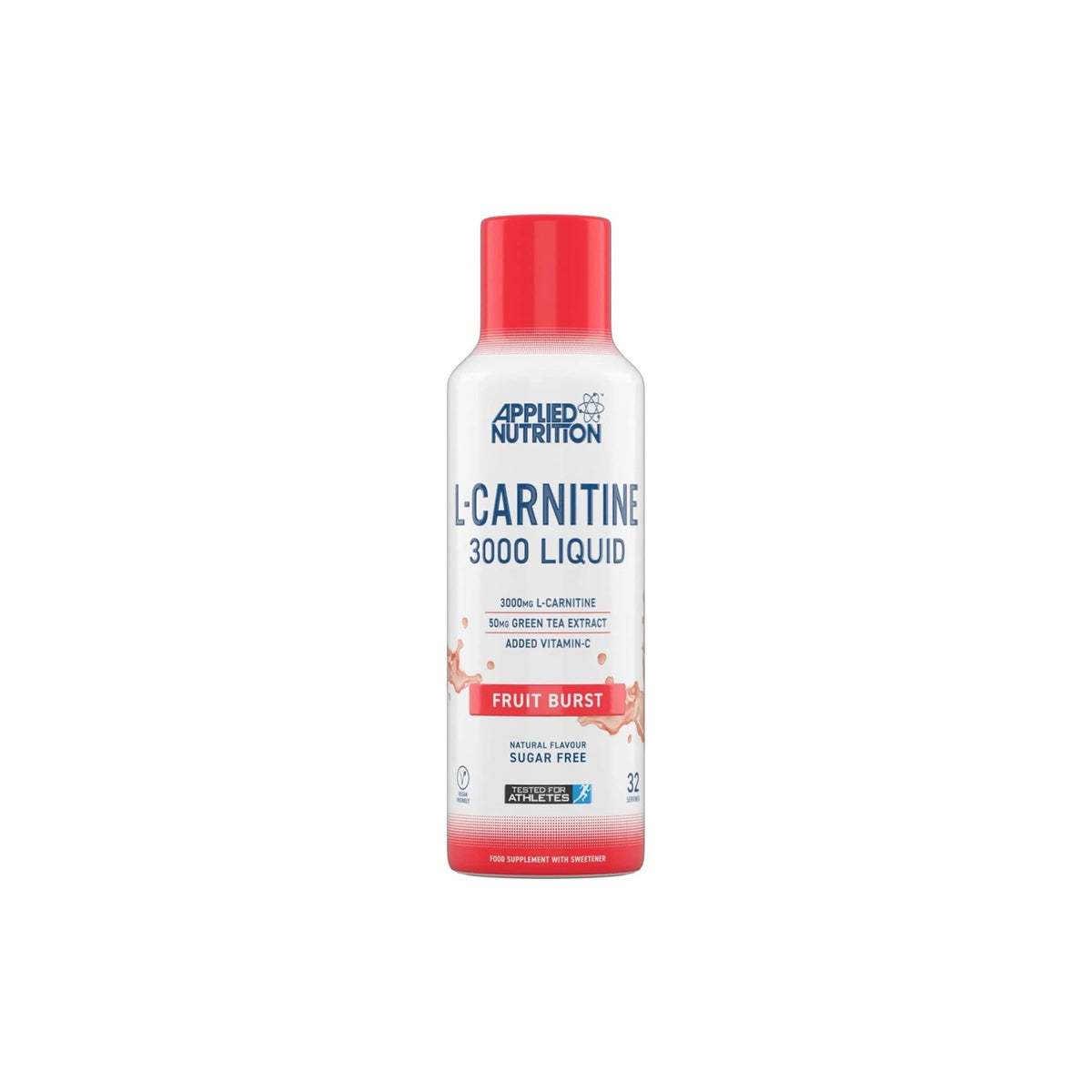 Applied Nutrition L - Carnitine 3000 & Green Tea Fruit Burst 480ml | Fat Metabolism & Energy - END Nutrition