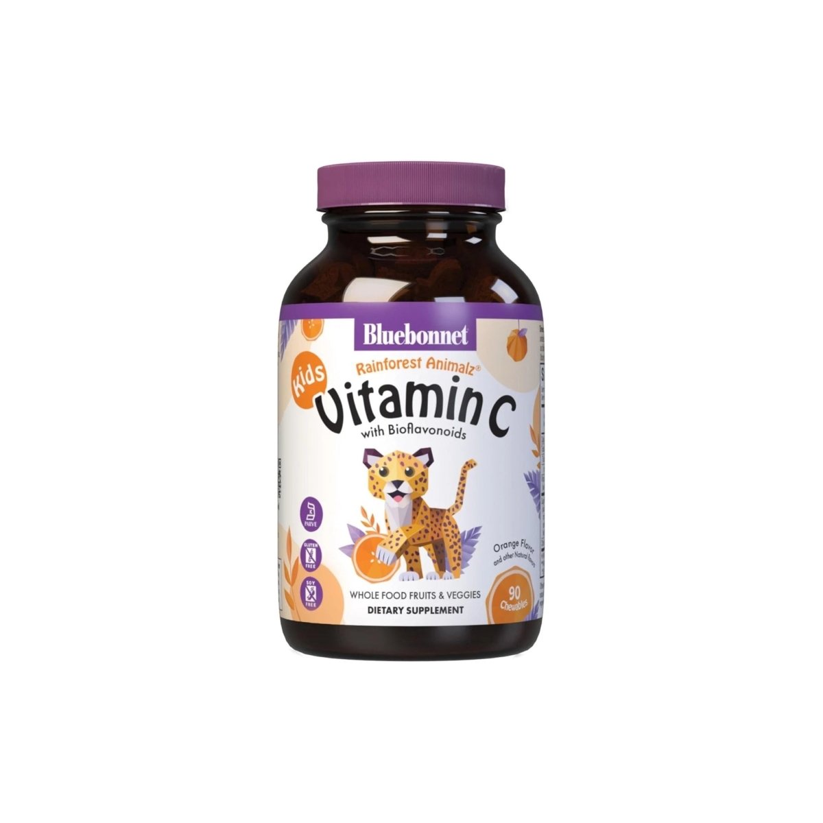 Bluebonnet Vitamin C 250 mg Chewable – Kids Immune Support 90 Tabs - endnutrition.com