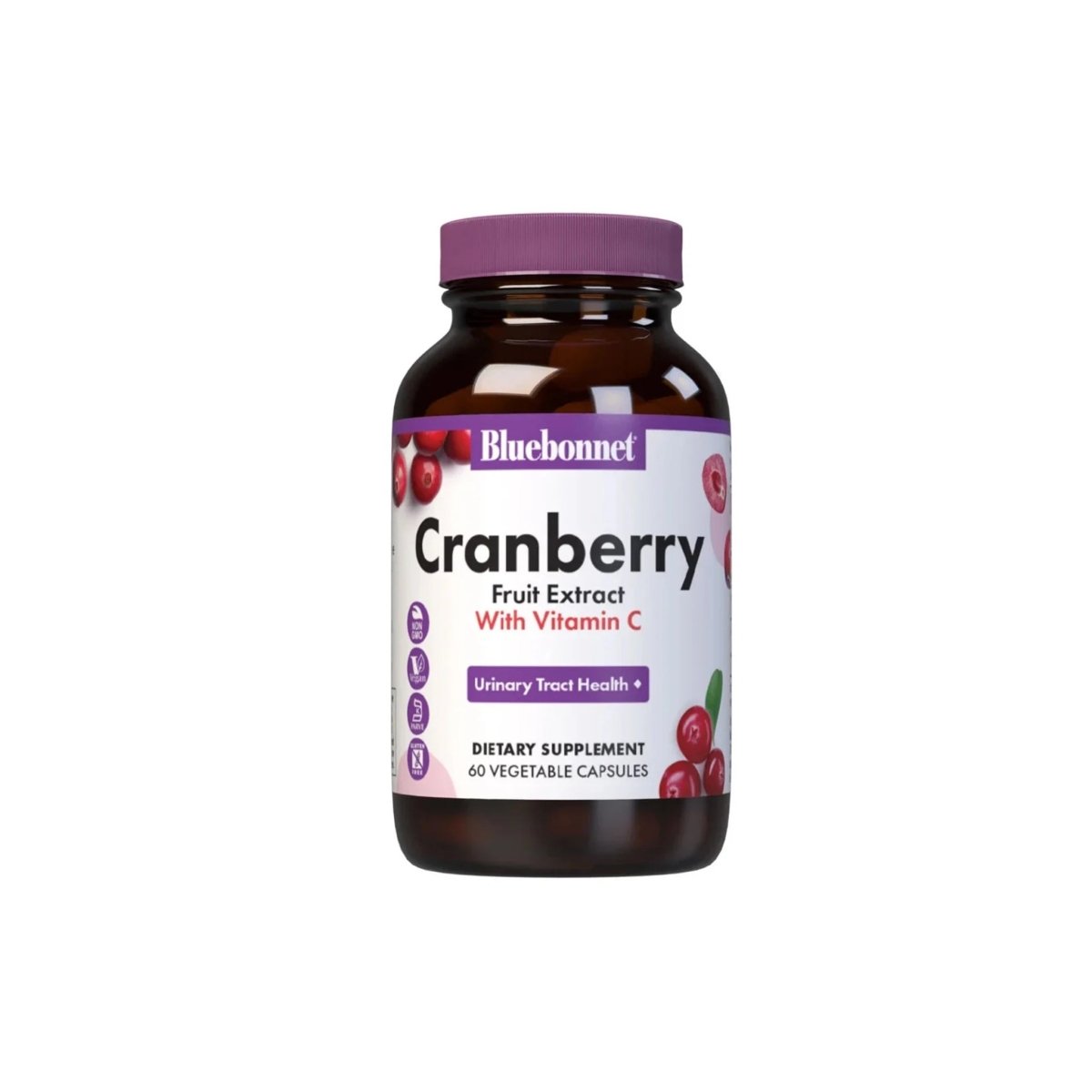 Bluebonnet Cranberry Fruit Extract – 60 Vegetable Capsules – Urinary Tract & Antioxidant Support - endnutrition.com