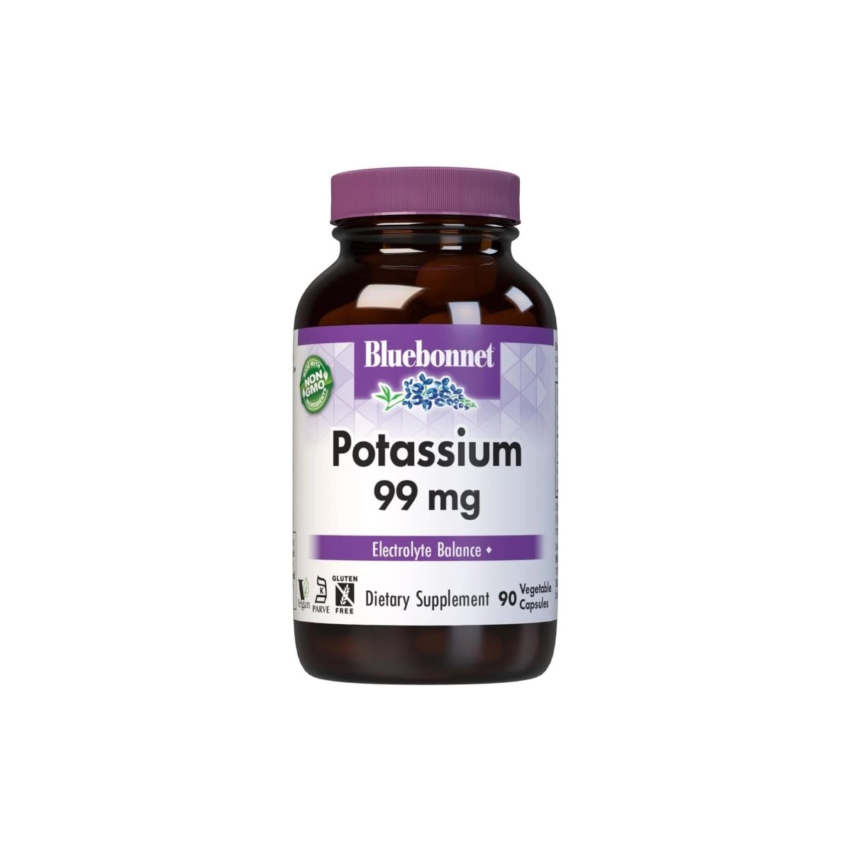Bluebonnet Potassium Aspartate – 99 mg – 90 Vegetable Capsules – Electrolyte Balance & Heart Health - endnutrition.com