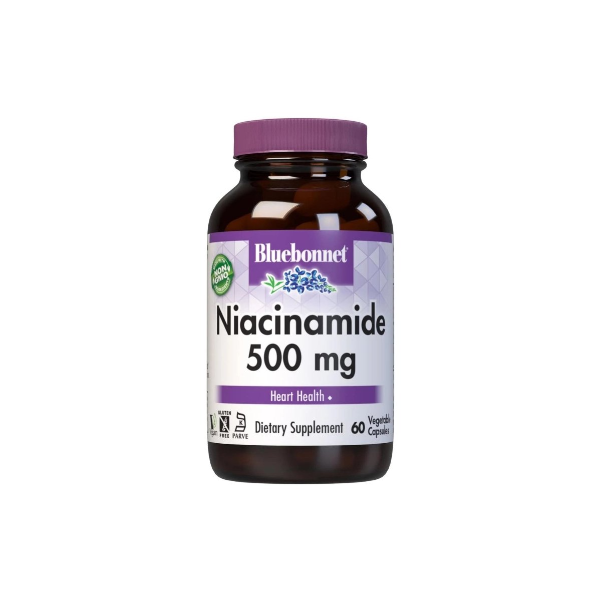 Bluebonnet Niacinamide – 500 mg – 60 Vegetable Capsules – Cardiovascular & Energy Metabolism Support - endnutrition.com