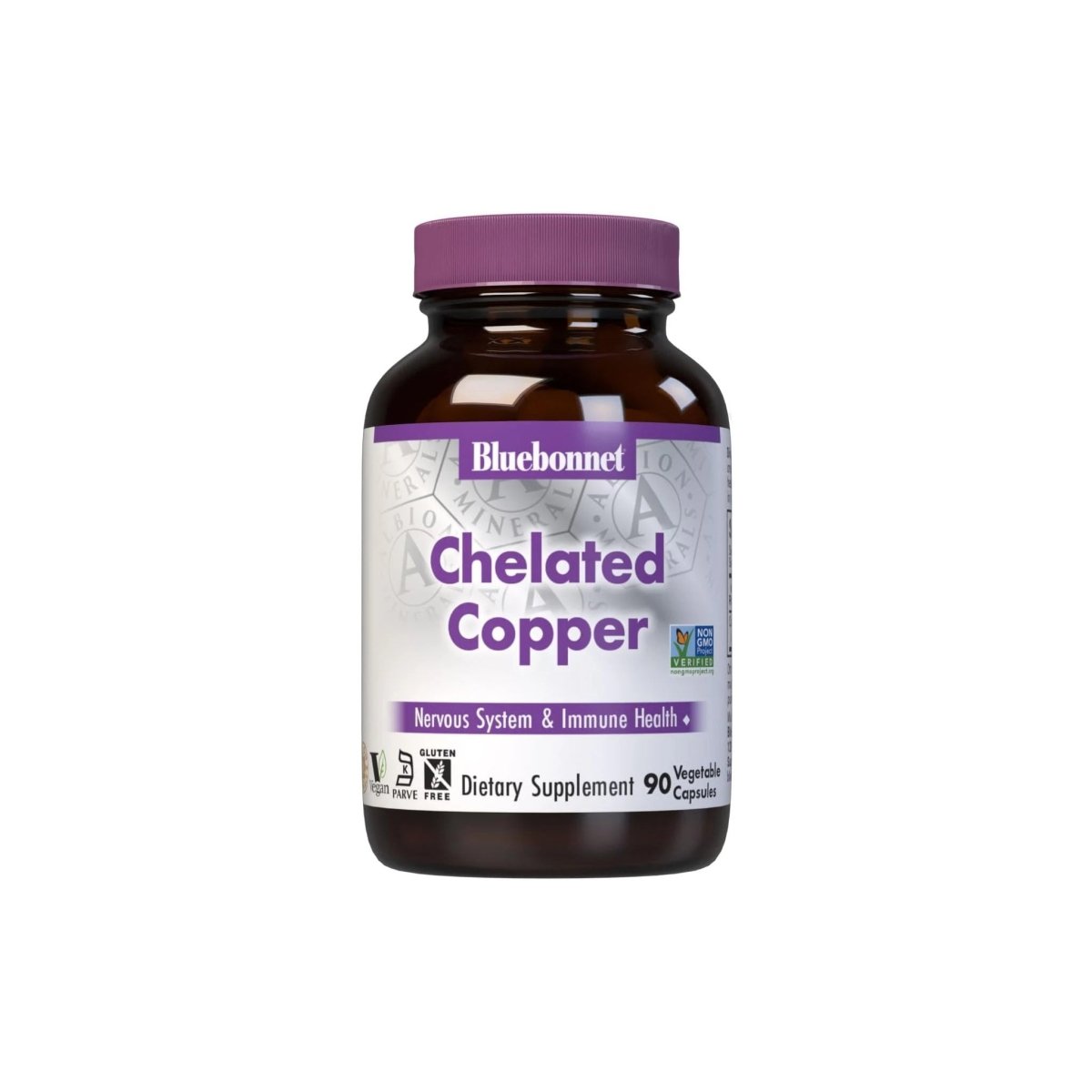 Bluebonnet Chelated Copper – 90 Vegetable Capsules – Antioxidant & Enzyme Support - endnutrition.com