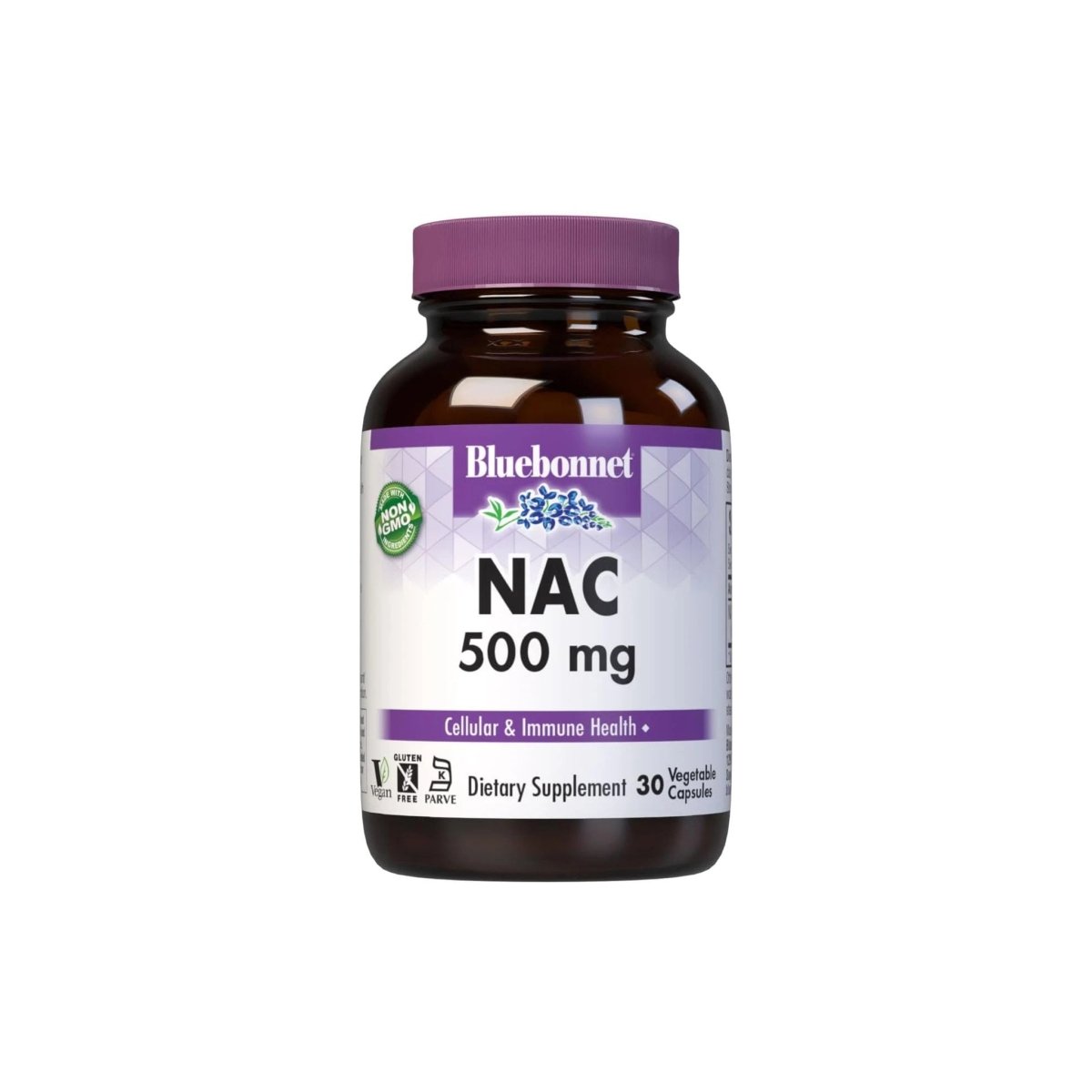 Bluebonnet NAC – 500 mg – 30 Vegetable Capsules – Antioxidant & Liver Support - endnutrition.com