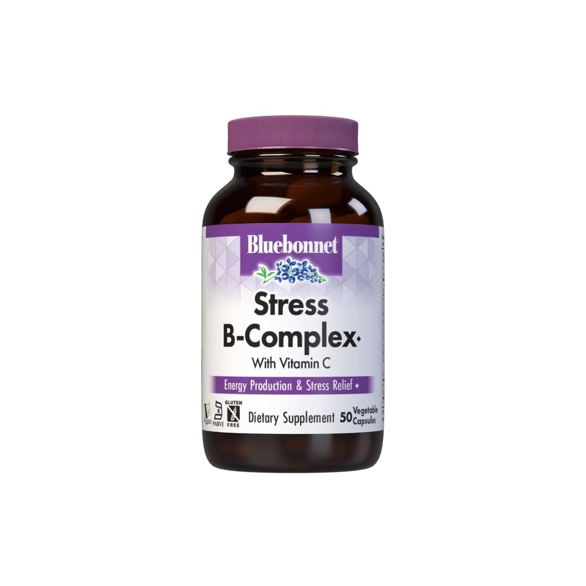 Bluebonnet Stress B‑Complex – 50 Vegetable Capsules – Energy & Daily Fatigue Support - endnutrition.com