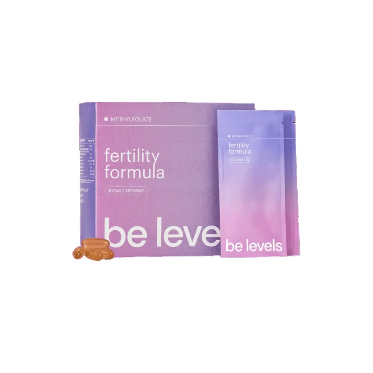 Be Levels Fertility Formula – 4g Myo-Inositol, 300mg Ubiquinol, 1000mg DHA, Folic Acid & Vitamin D - endnutrition.com