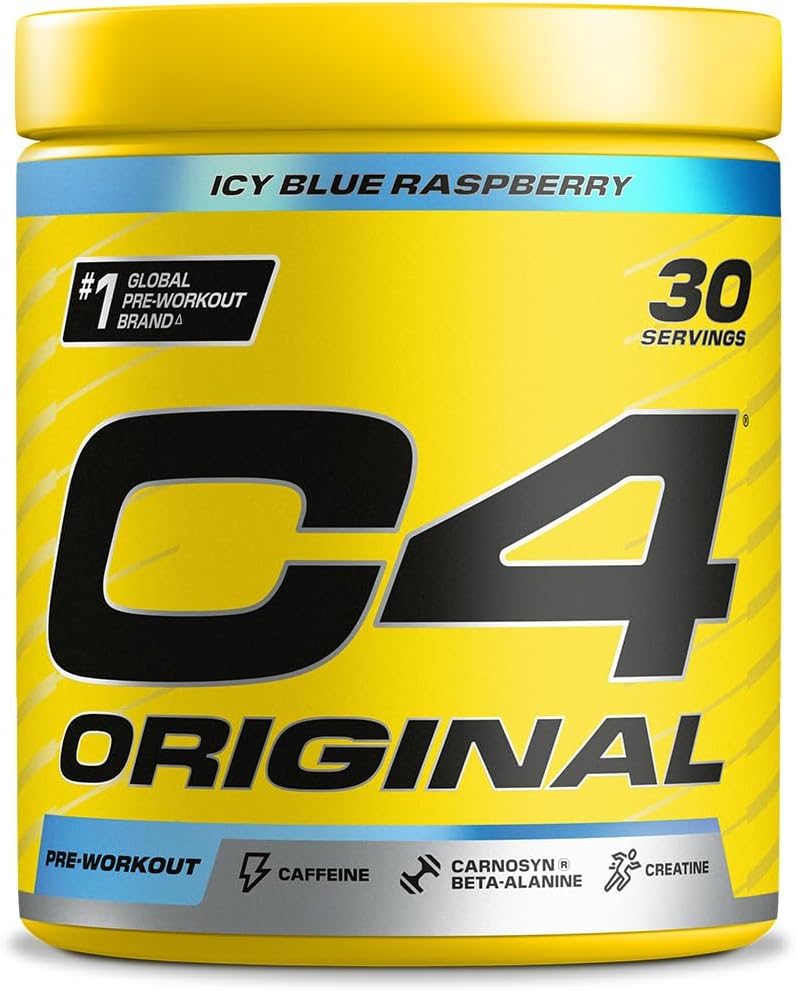 Cellucor C4 Original Pre‑Workout – Icy Blue Razz – 282 g – Explosive Energy & EnduranceCellucor C4 Original Pre‑Workout – Icy Blue Razz – 282 g – Explosive Energy & Endurance - END Nutrition