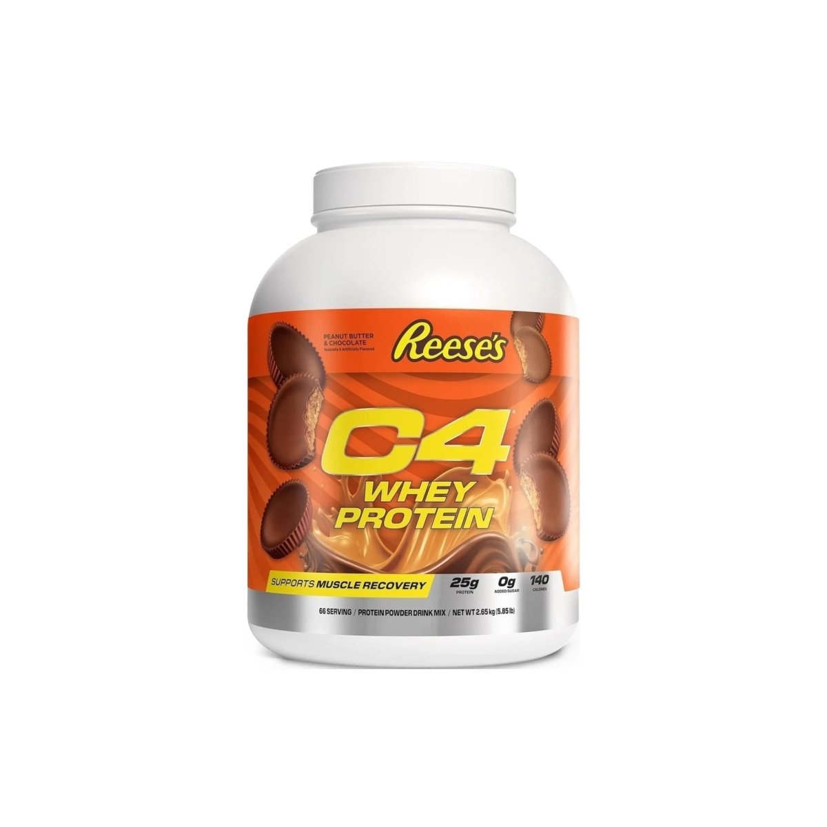 C4 Whey Protein Powder, Reese’S Peanut Butter & Chocolate - 25g Protein, 0g Added Sugar, 140 Calories Per Serving, Premium Whey for Post-Workout - endnutrition.com