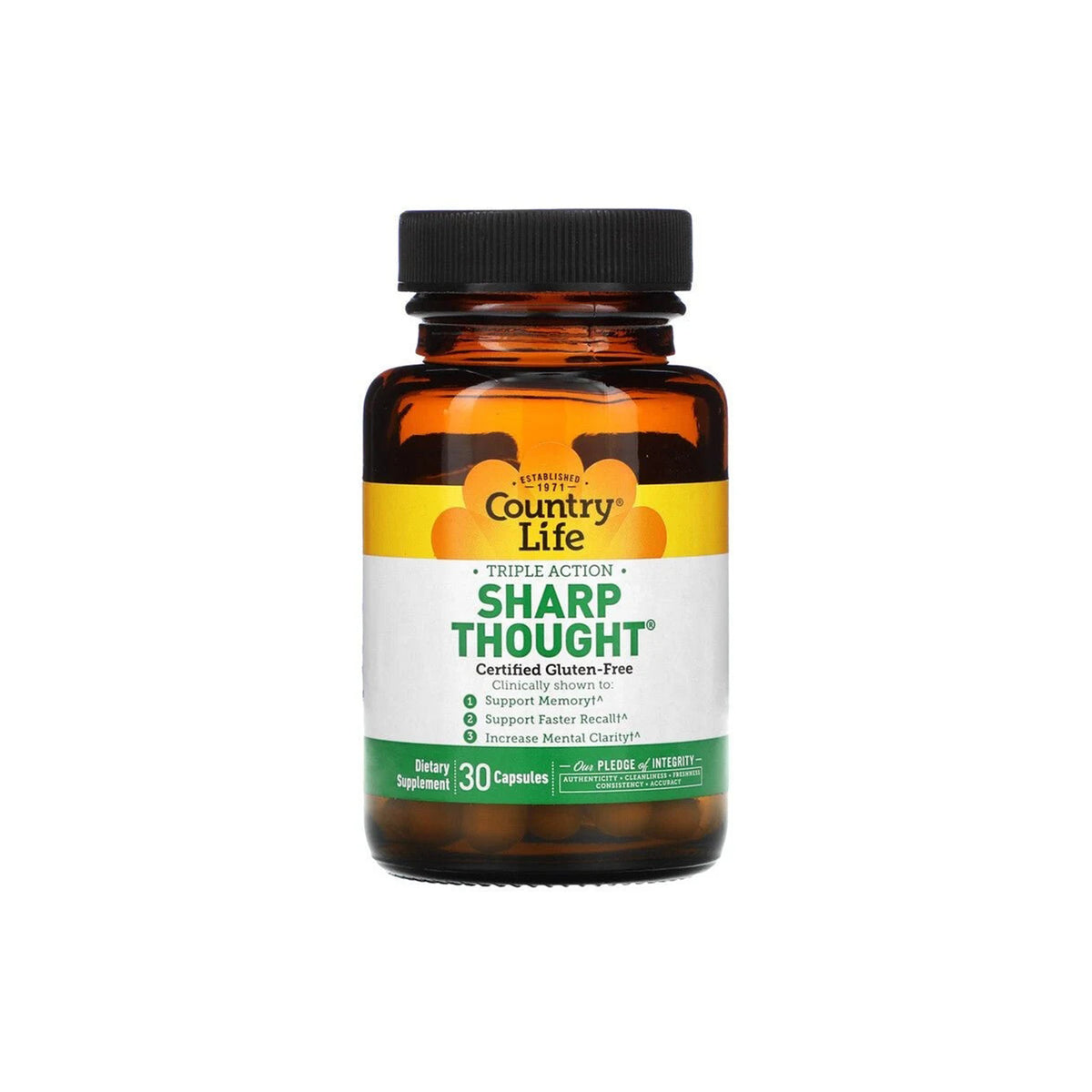 Country Life Sharp Thought 30 Capsules | Memory & Cognitive Support - END Nutrition