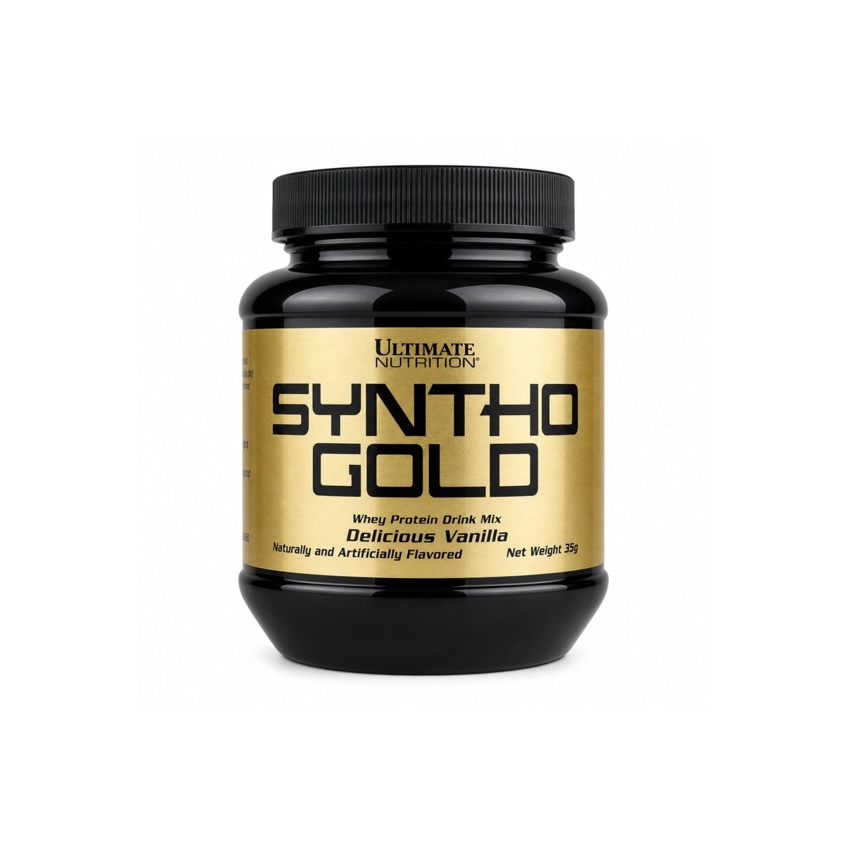 Ultimate Nutrition Syntho Gold Whey Protein – Vanilla, 35g | 25g Protein, BCAAs & Glutamine for Lean Muscle Recovery - endnutrition.com
