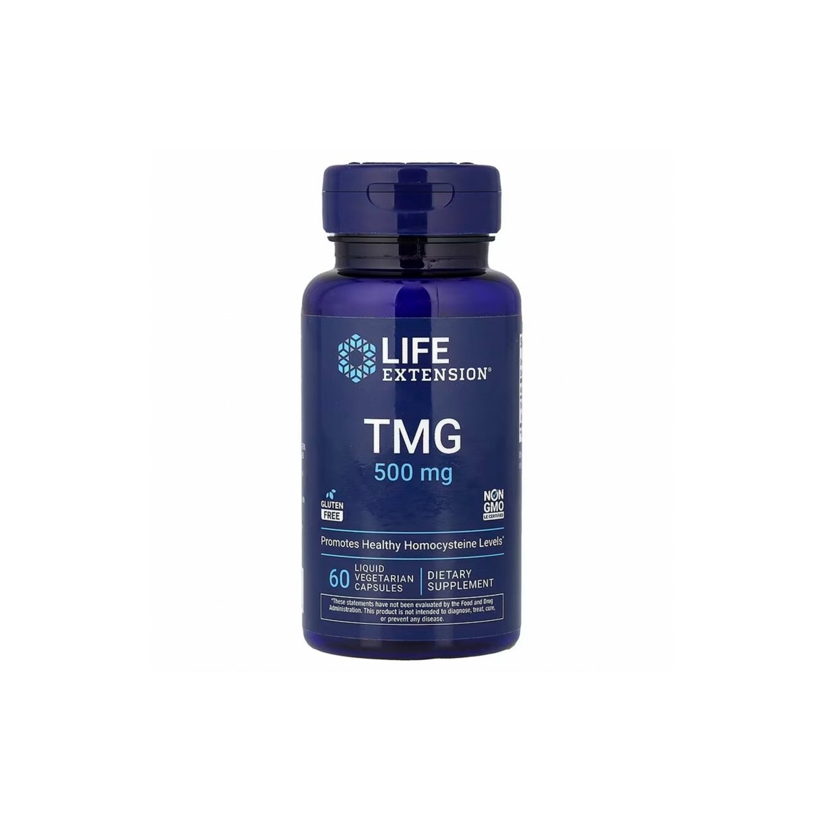Life Extension TMG (Trimethylglycine) 500 mg - 60 Liquid Vegetarian Capsules - endnutrition.com