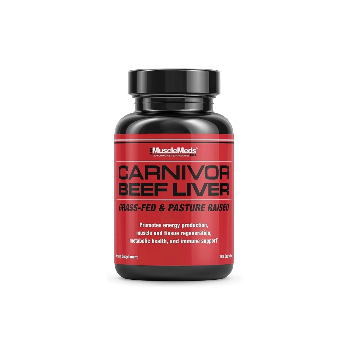Muscle Meds Carnivor Beef Liver Capsules 180 Energy, Immunity & Recovery Support - endnutrition.com