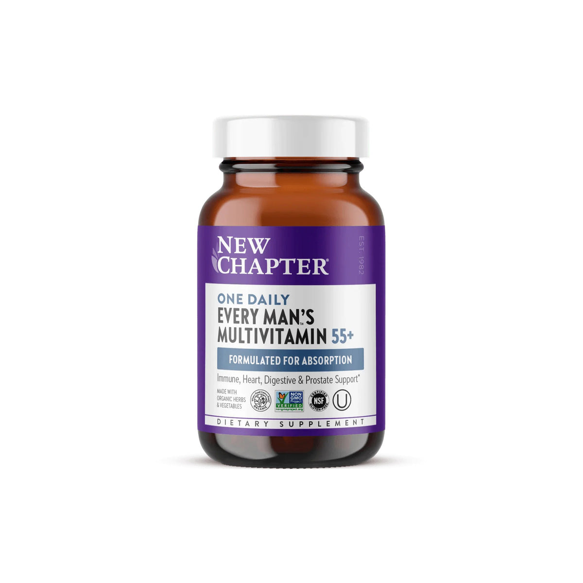 New Chapter Every Man’s One Daily 55+ Multivitamin 30 Tablet - endnutrition.com