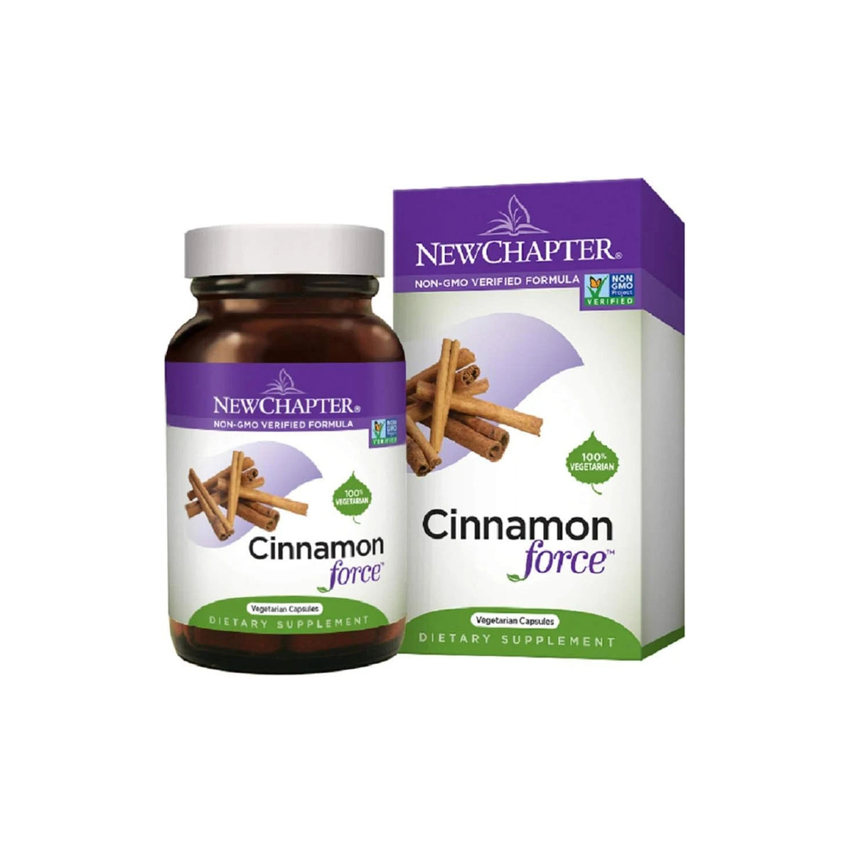 New Chapter Cinnamon Force – Full Spectrum Cinnamon Supplement (30 Capsules) - endnutrition.com