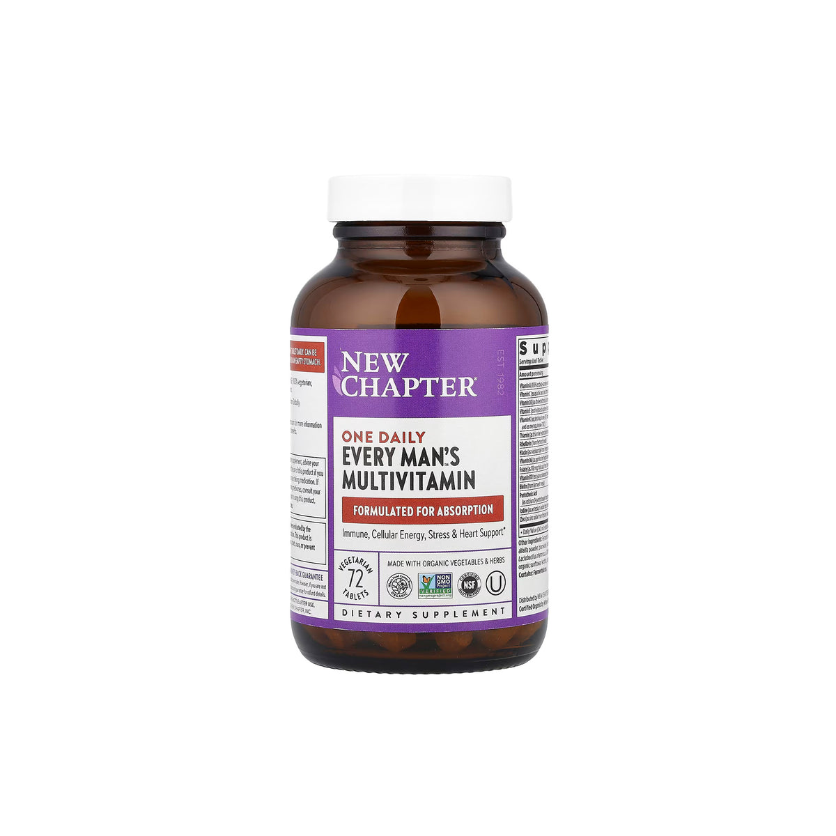 New Chapter Every Man’s One Daily Multivitamin | 30 Tablets - ENDNutrition.com