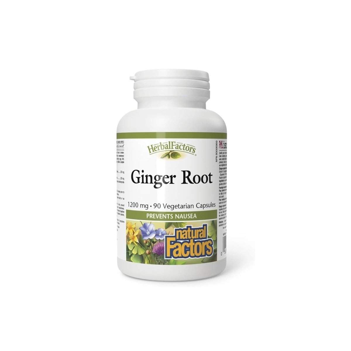 Natural Factors Ginger Root 1200 mg – Digestive Support Capsules - endnutrition.com
