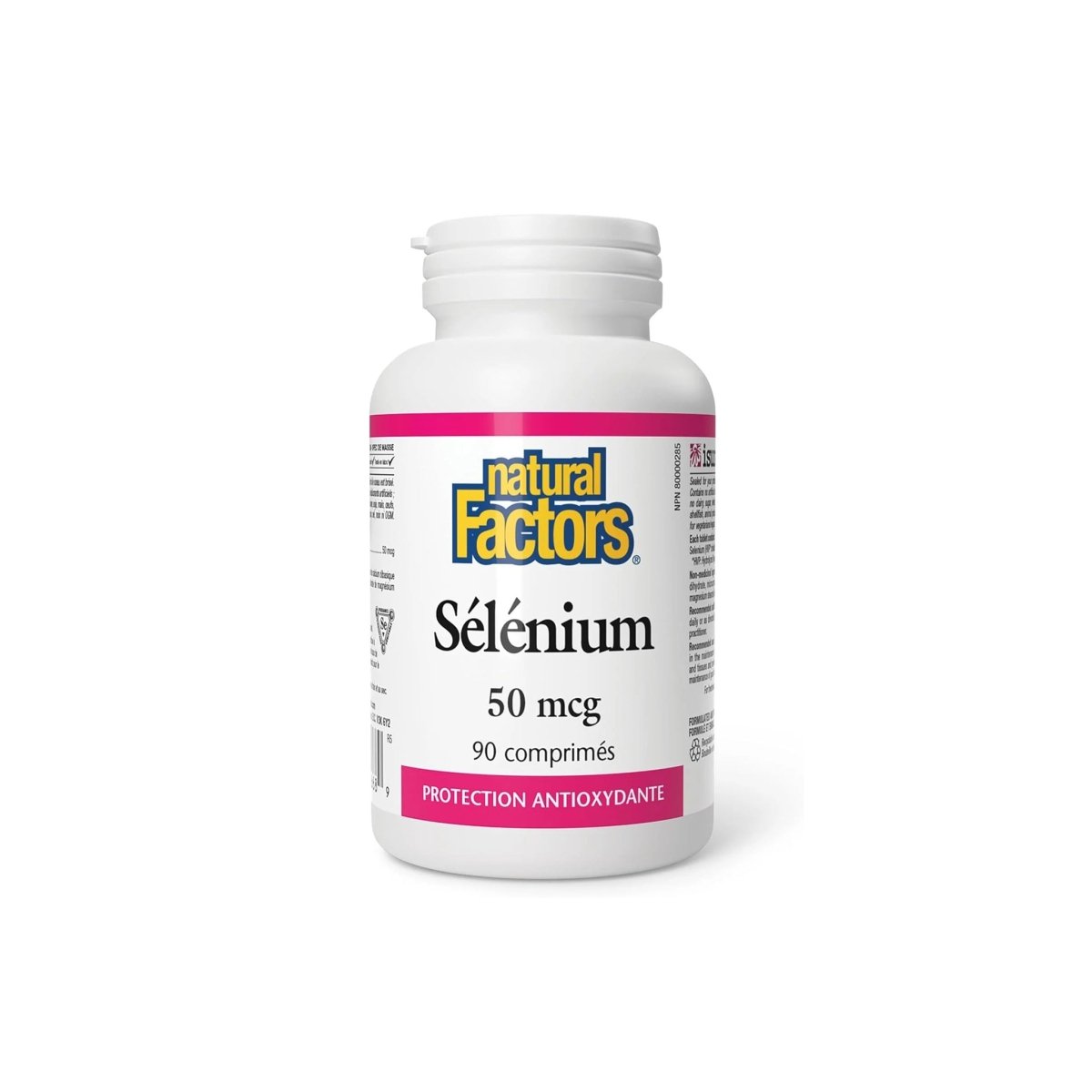 Natural Factors Selenium – 50 mcg – 90 Tablets – Antioxidant & Immune Support, Vegan, Non‑GMO - endnutrition.com