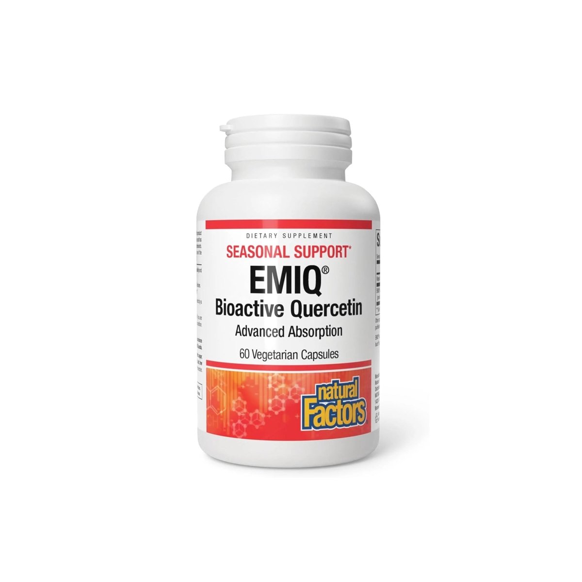 Natural Factors Quercetin EMIQ 60 Caps – Immune & Heart Support - endnutrition.com