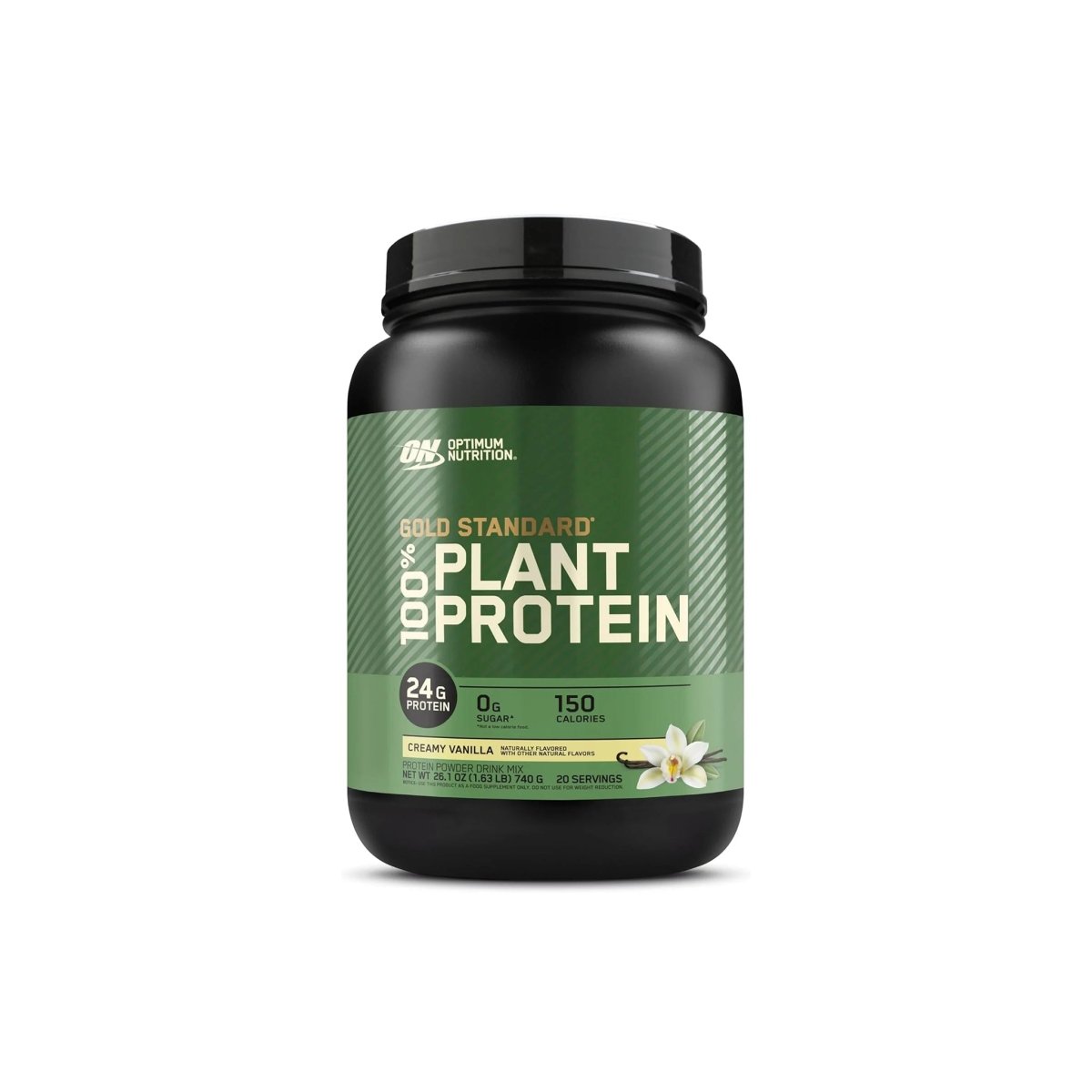 Optimum Nutrition Gold Standard 100% Plant – Vegan Protein Powder for Muscle Support & Recovery – Creamy Vanilla, 1.63 lbs - endnutrition.com