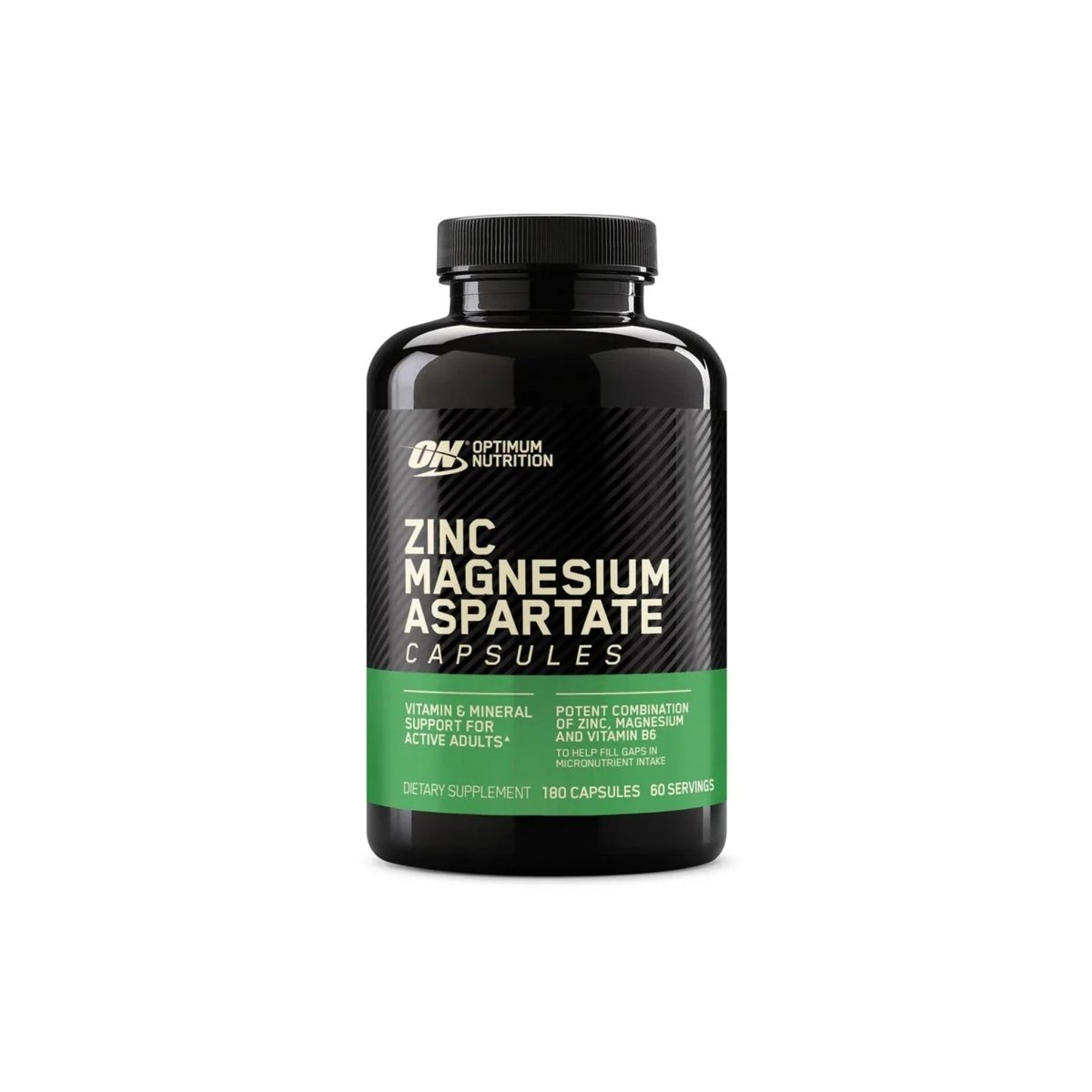 Optimum Nutrition ZMA – Zinc & Magnesium Supplement – 180 Capsules – Muscle Recovery, Sleep Support & Immune Health - endnutrition.com