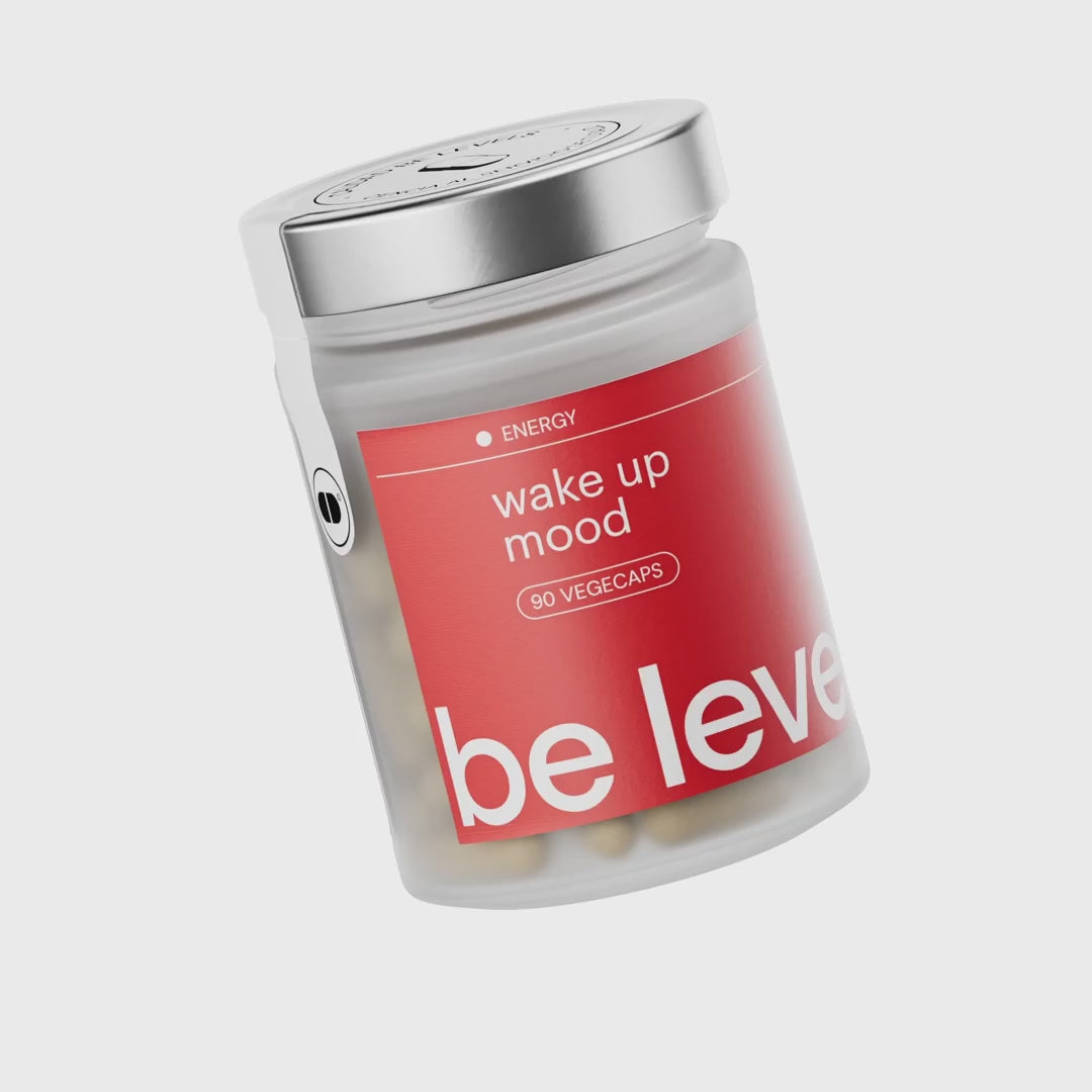 Be Levels Wake Up Mood v3 – 30 Dosis (90 Caps) – Energy, Focus & Mood Balance – Vegan Formula END Nutrition