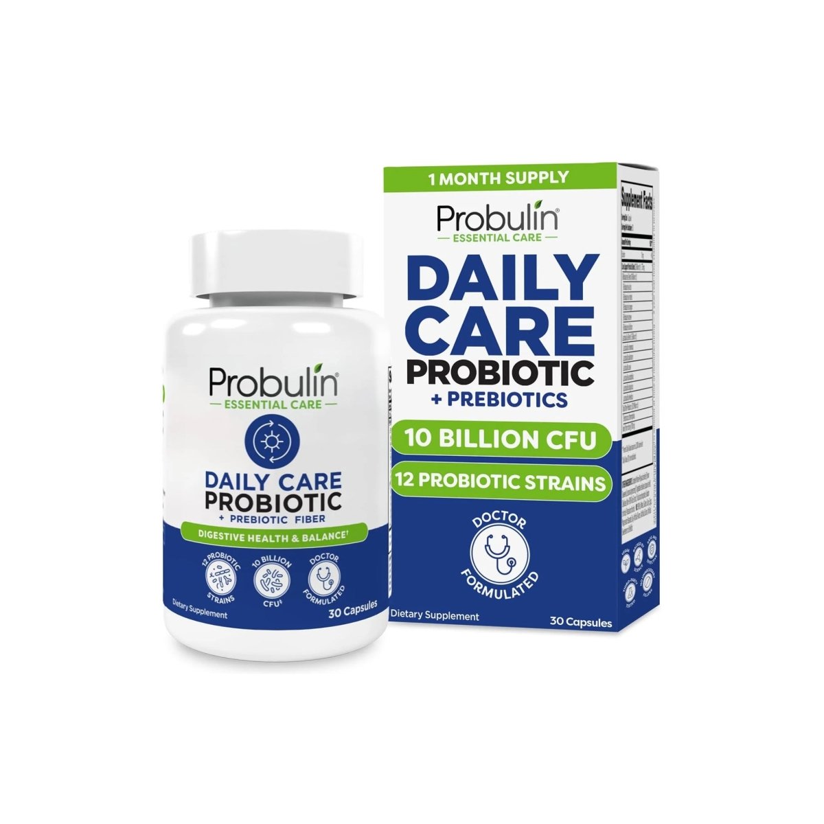 Probulin Daily Care Probiotic Supplement 30 Capsules | Daily Gut & Immune Support - endnutrition.com